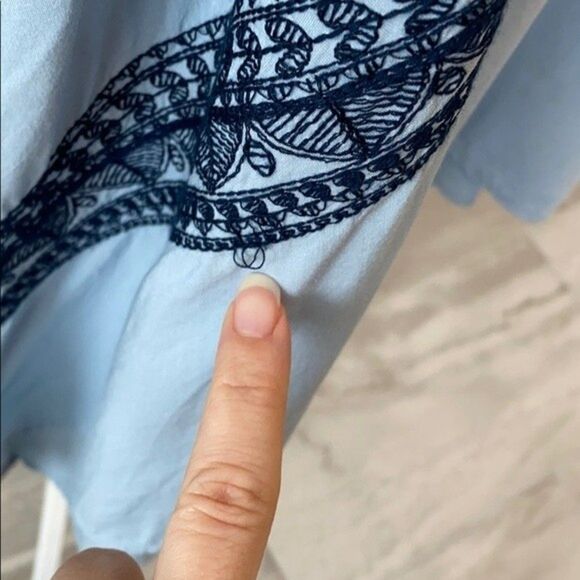 Blu Pepper Blue Ombré sundress sz S - Picture 7 of 7